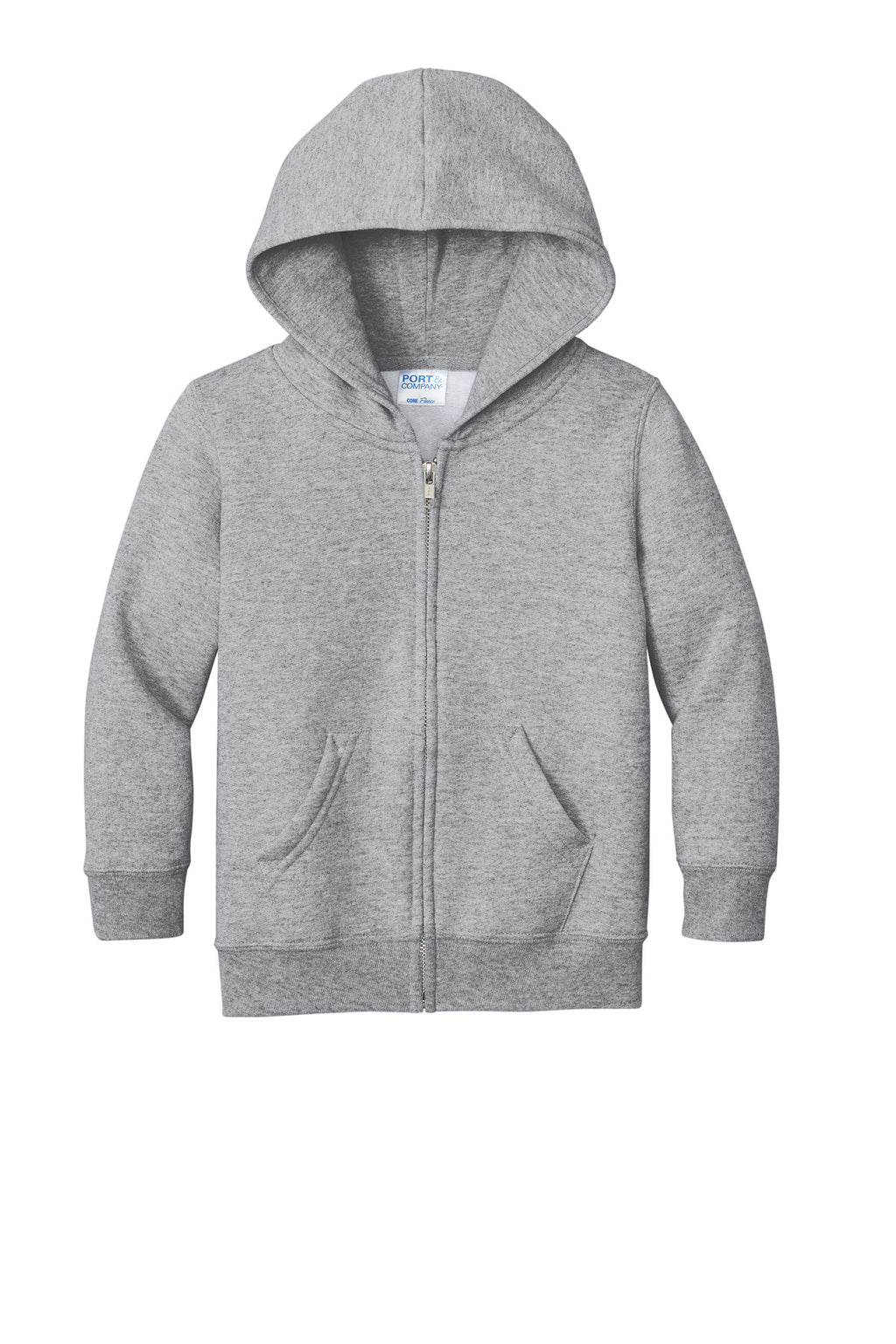 Port & Co Toddler Core Fleece Full-Zip Hooded Sweatshirt. CAR78TZH