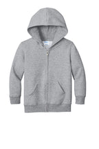 Port & Co Toddler Core Fleece Full-Zip Hooded Sweatshirt. CAR78TZH