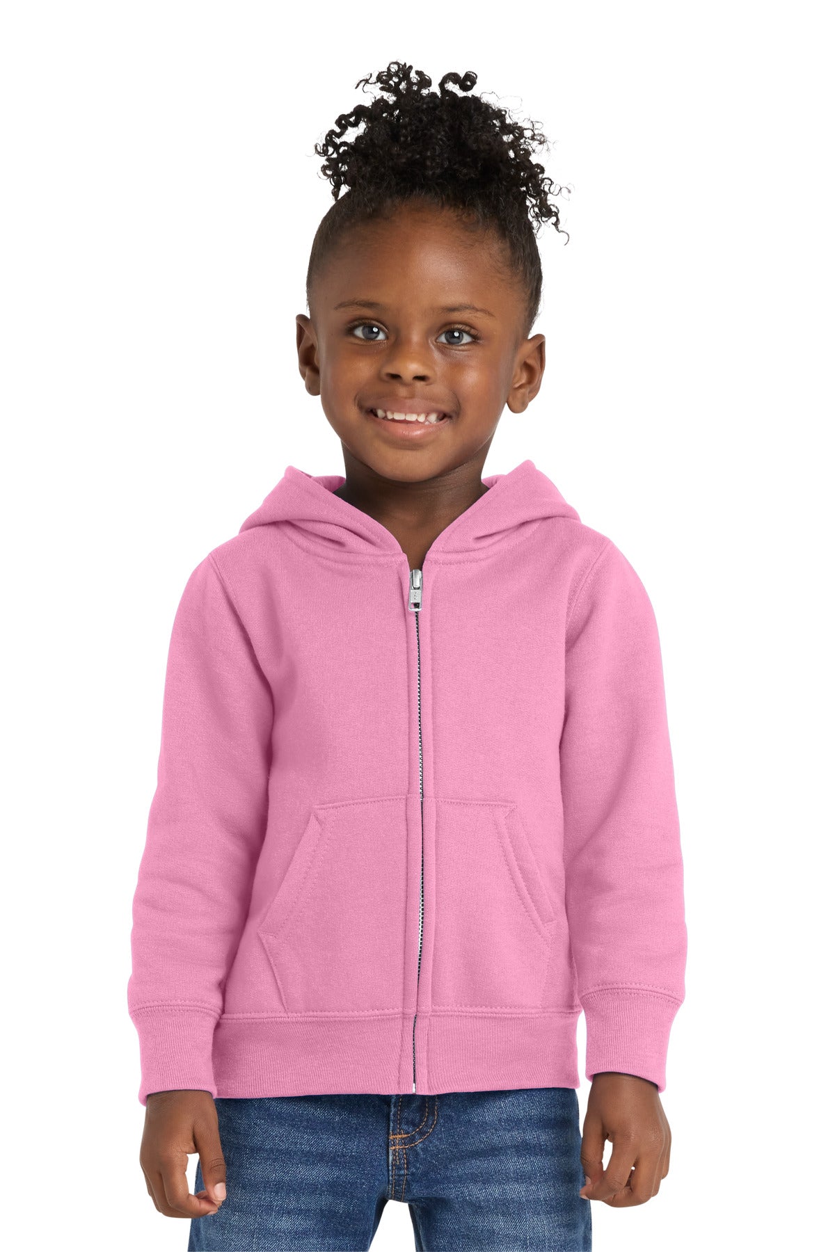 Port & Co Toddler Core Fleece Full-Zip Hooded Sweatshirt. CAR78TZH