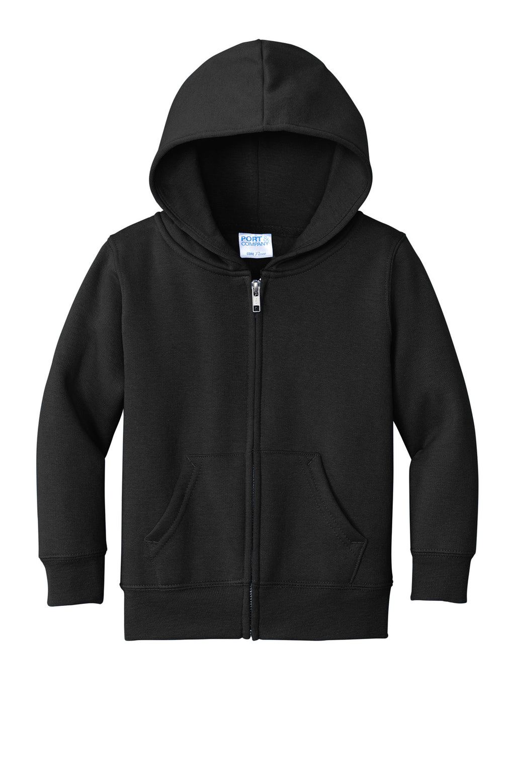 Port & Co Toddler Core Fleece Full-Zip Hooded Sweatshirt. CAR78TZH