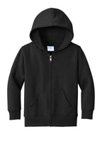 Port & Co Toddler Core Fleece Full-Zip Hooded Sweatshirt. CAR78TZH