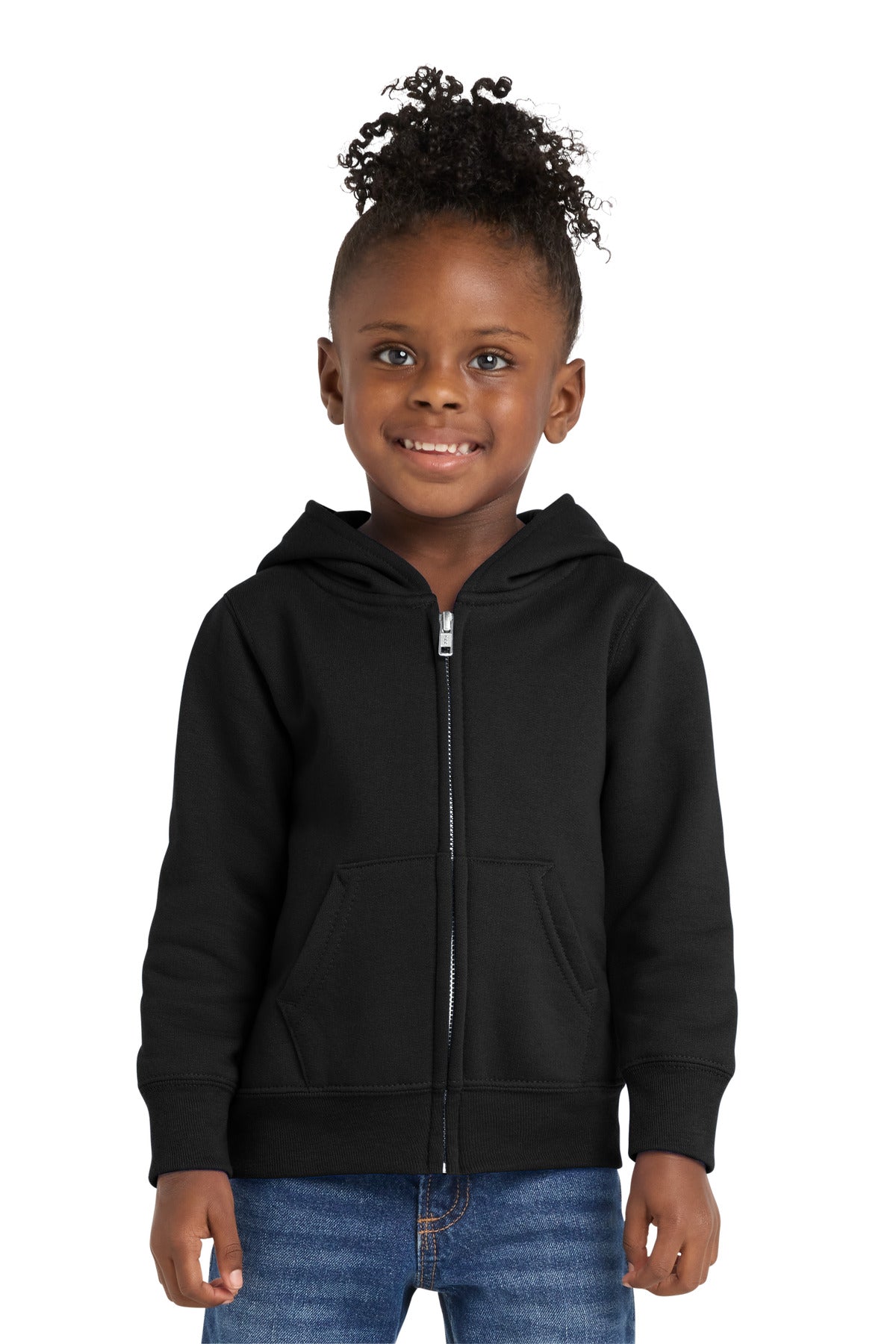 Port & Co Toddler Core Fleece Full-Zip Hooded Sweatshirt. CAR78TZH