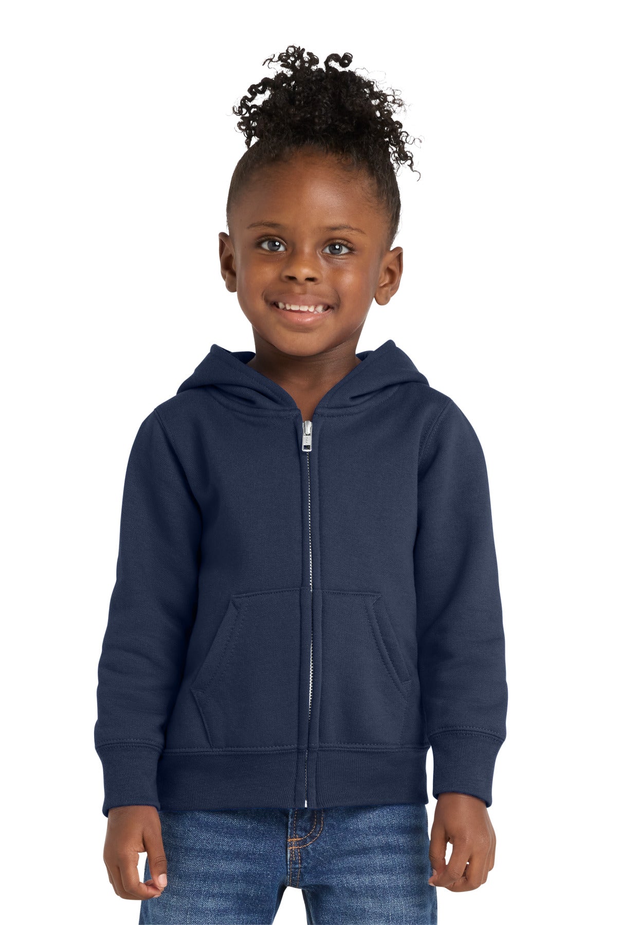 Port & Co Toddler Core Fleece Full-Zip Hooded Sweatshirt. CAR78TZH