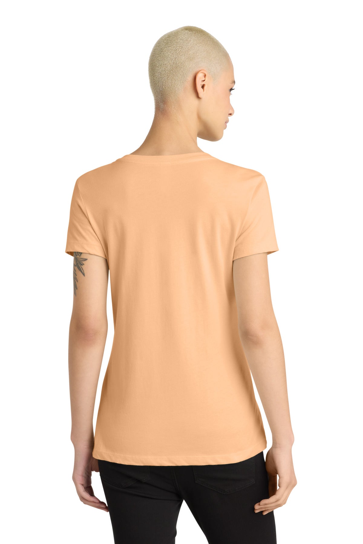 District - Women's Perfect Weight V-Neck Tee. DM1170L