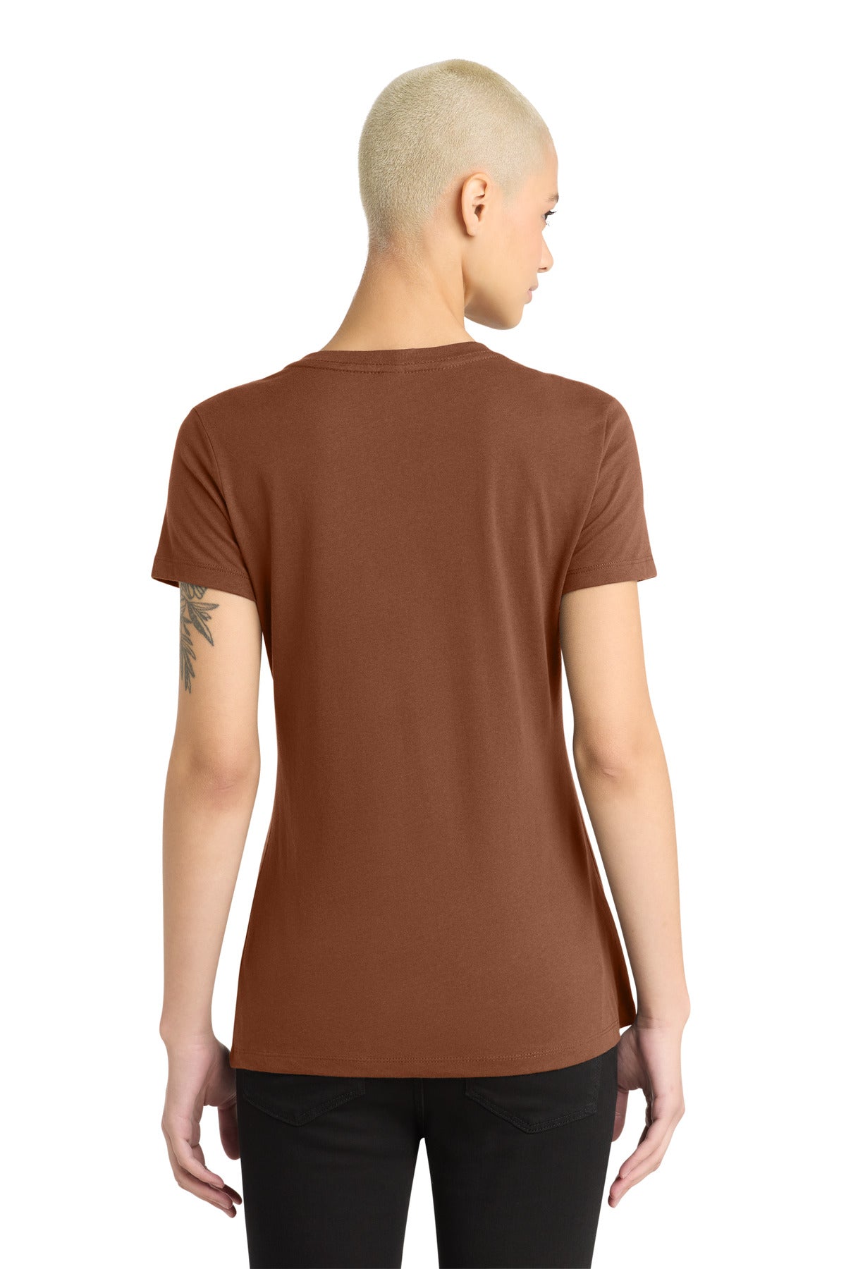 District - Women's Perfect Weight V-Neck Tee. DM1170L