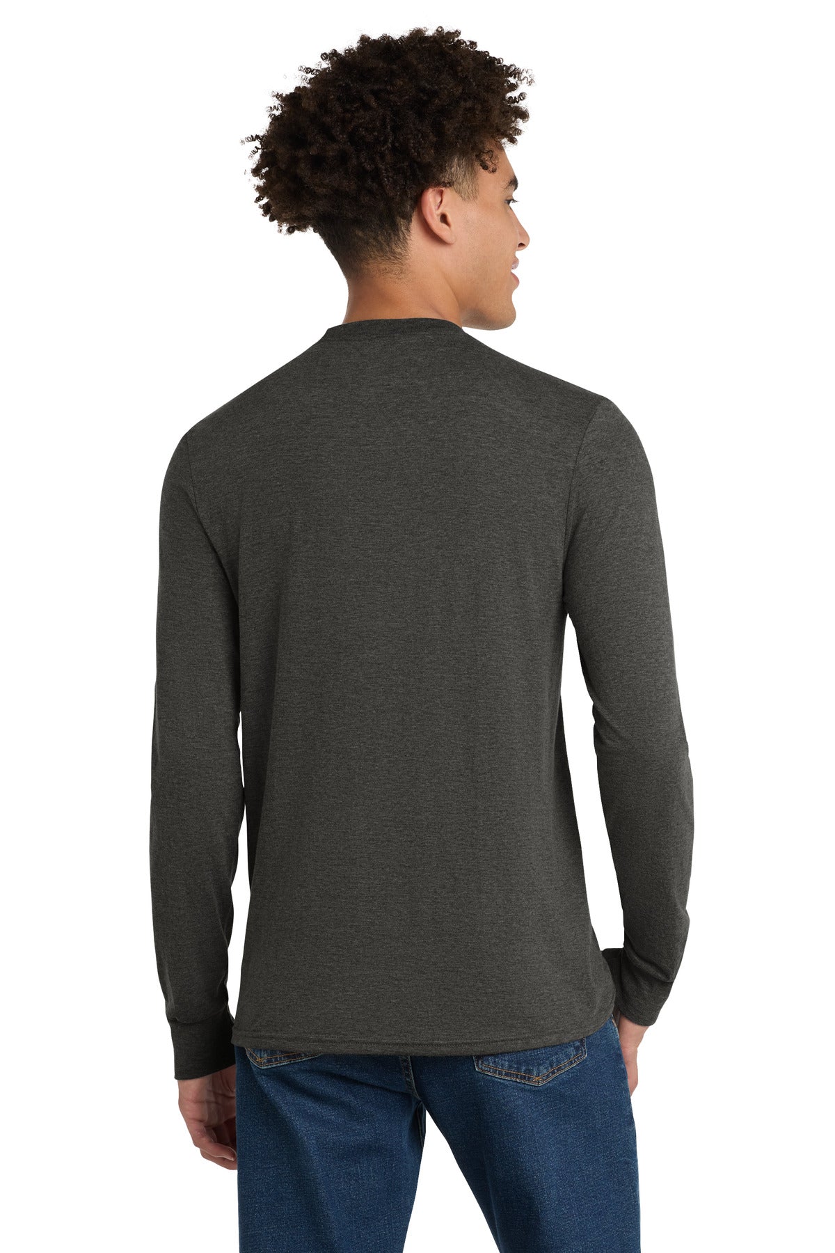 District Perfect Tri Long Sleeve Tee . DM132