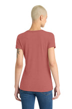 District Women's Perfect Tri V-Neck Tee. DM1350L