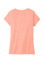 District Women's Perfect Tri V-Neck Tee. DM1350L