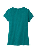 District Women's Perfect Tri V-Neck Tee. DM1350L