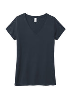 District Women's Perfect Tri V-Neck Tee. DM1350L