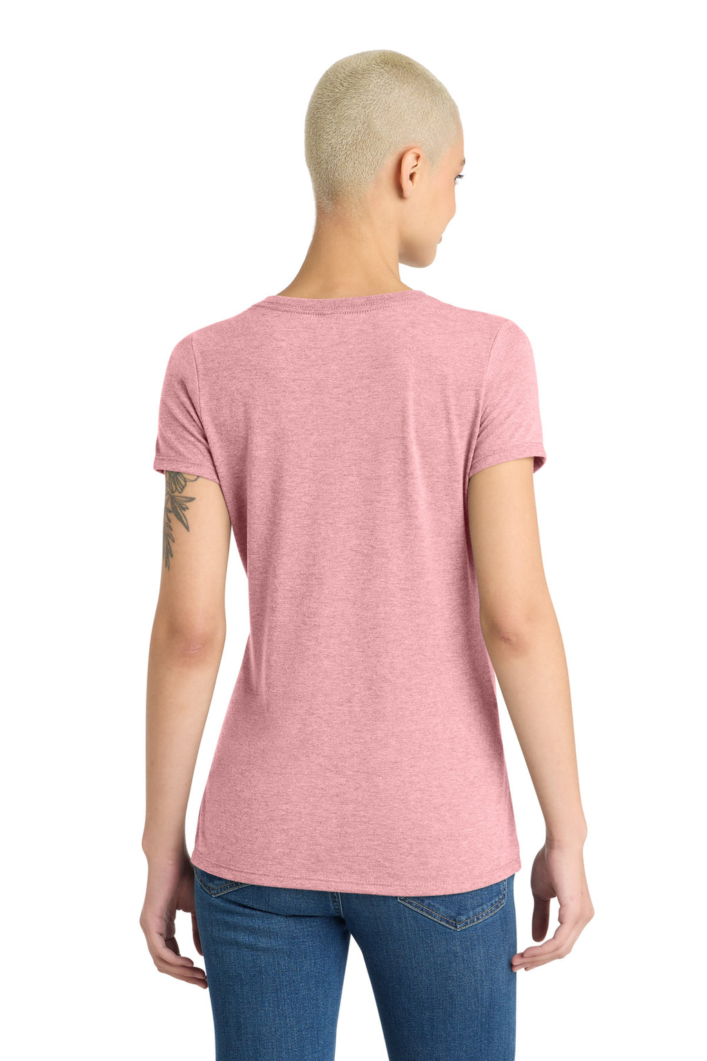 District Women's Perfect Tri V-Neck Tee. DM1350L