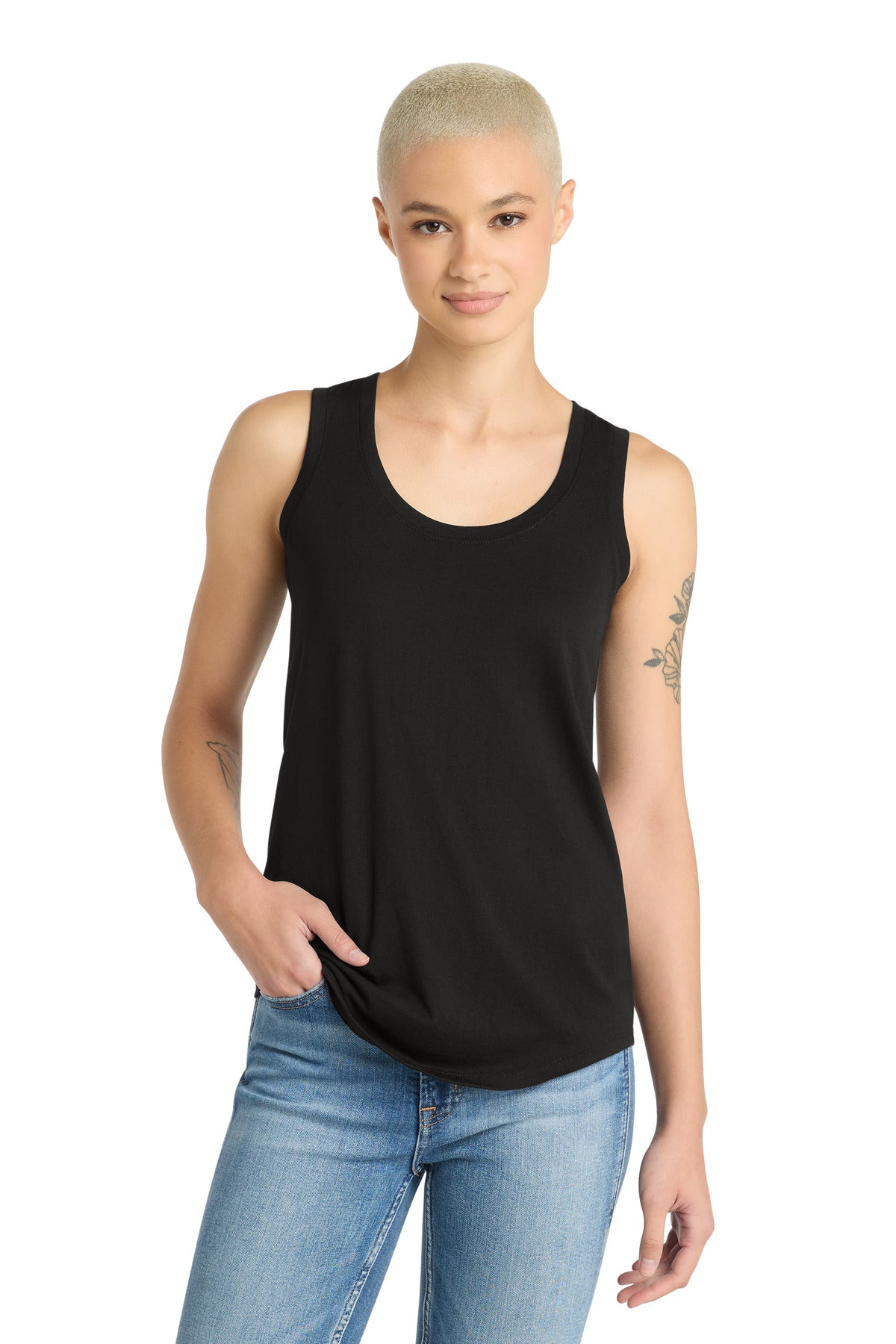 District  Women's Perfect Tri Racerback Tank. DM138L