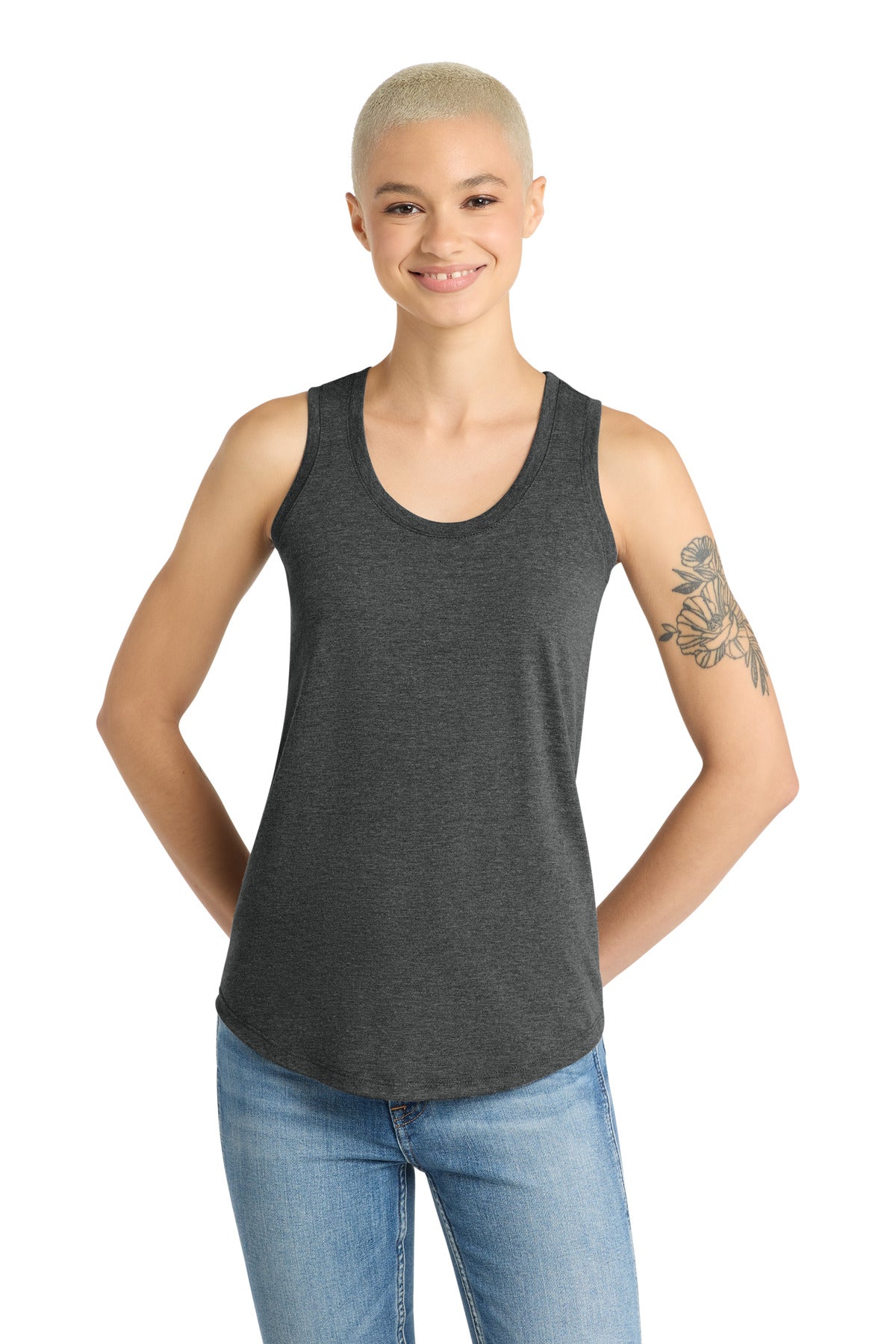 District  Women's Perfect Tri Racerback Tank. DM138L