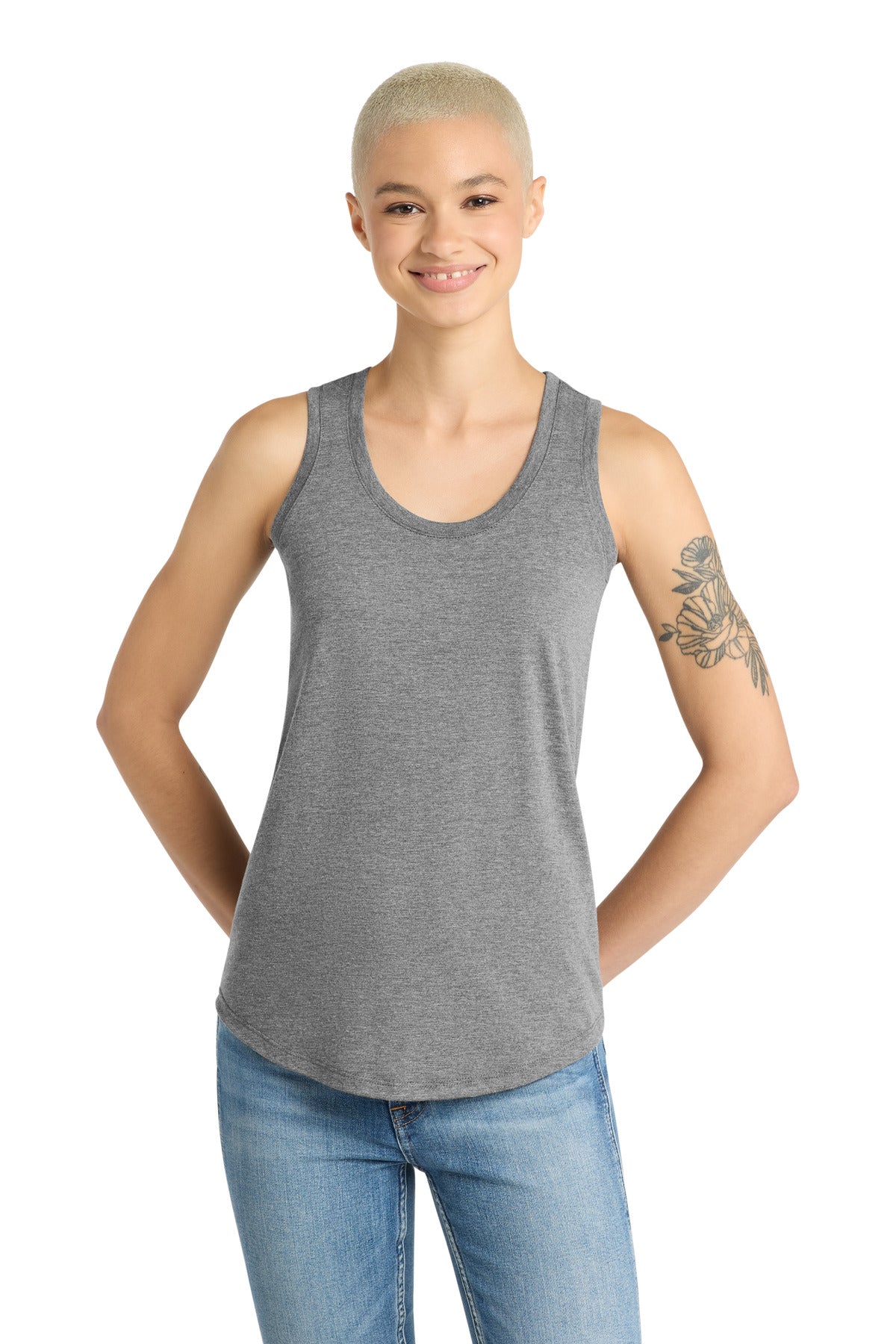 District  Women's Perfect Tri Racerback Tank. DM138L