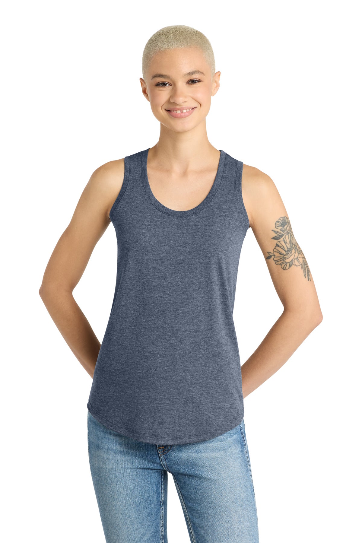 District  Women's Perfect Tri Racerback Tank. DM138L