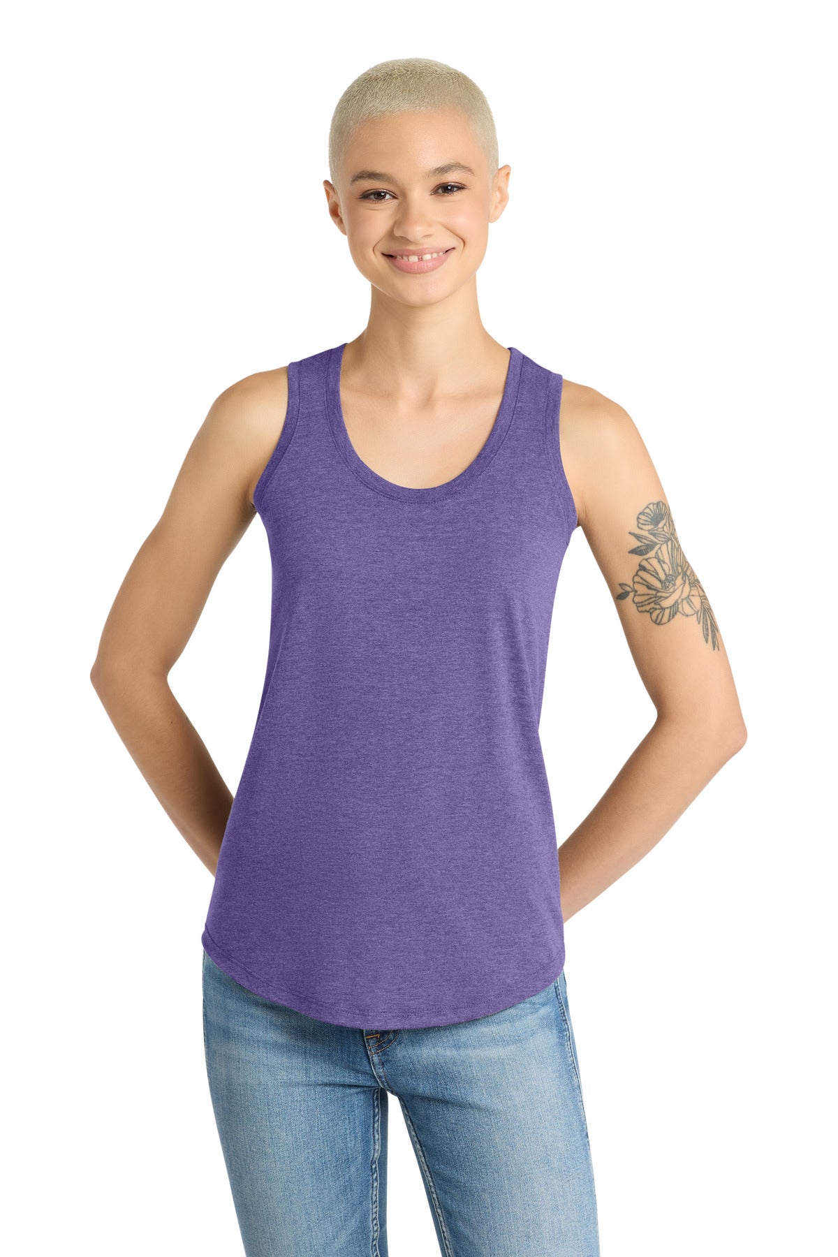 District  Women's Perfect Tri Racerback Tank. DM138L