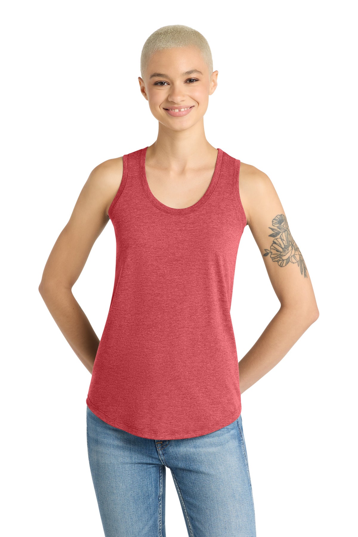 District  Women's Perfect Tri Racerback Tank. DM138L