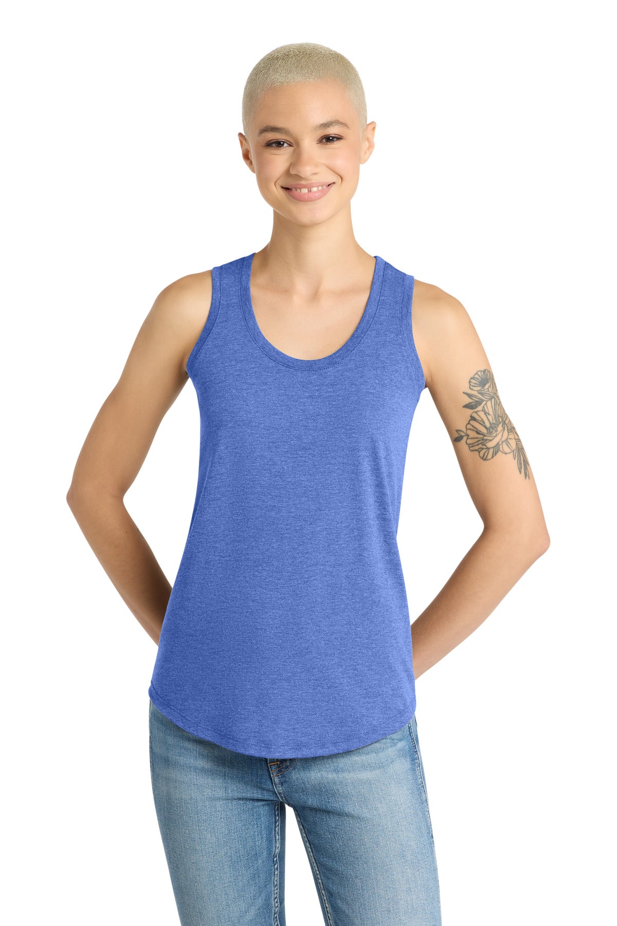 District  Women's Perfect Tri Racerback Tank. DM138L