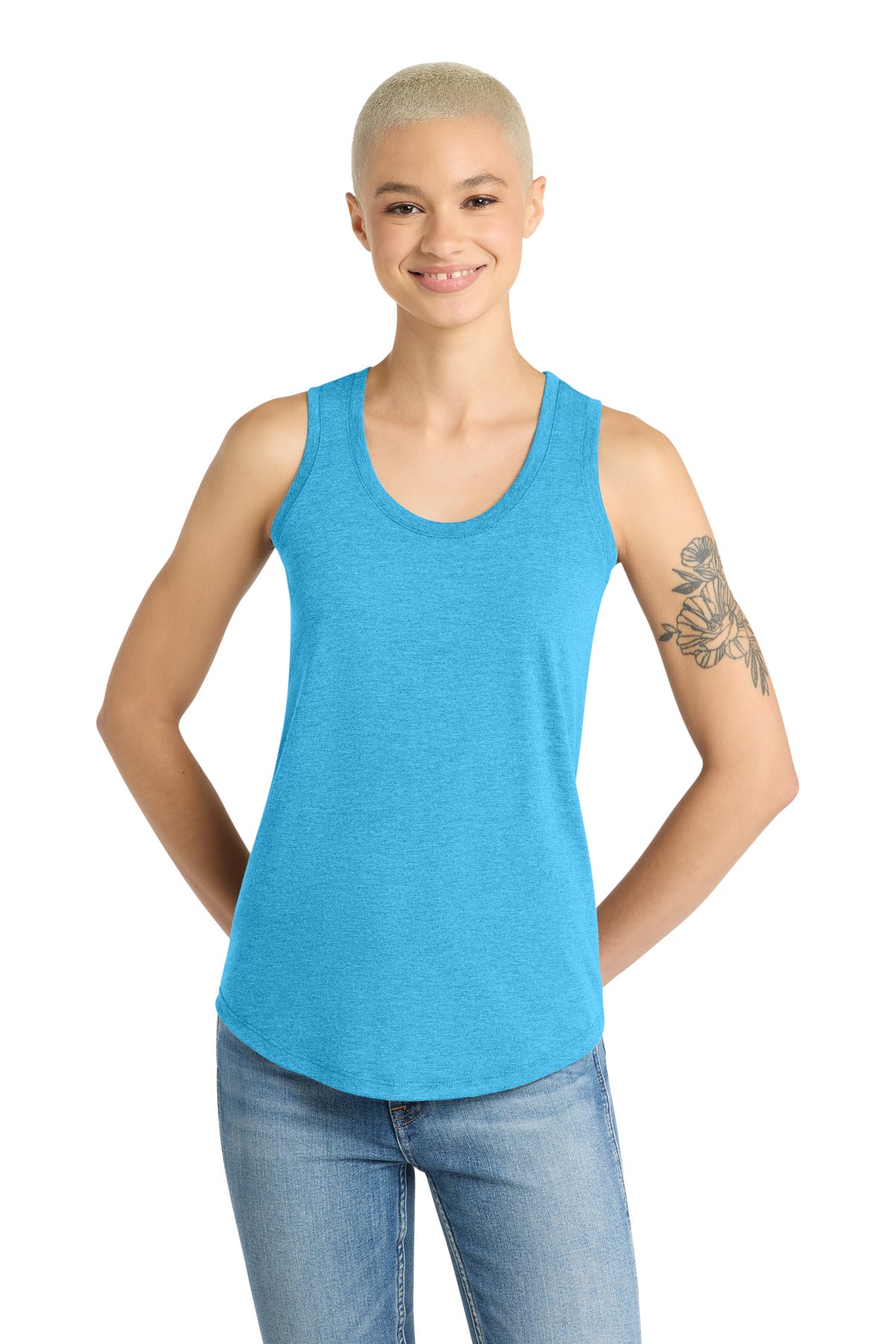 District  Women's Perfect Tri Racerback Tank. DM138L