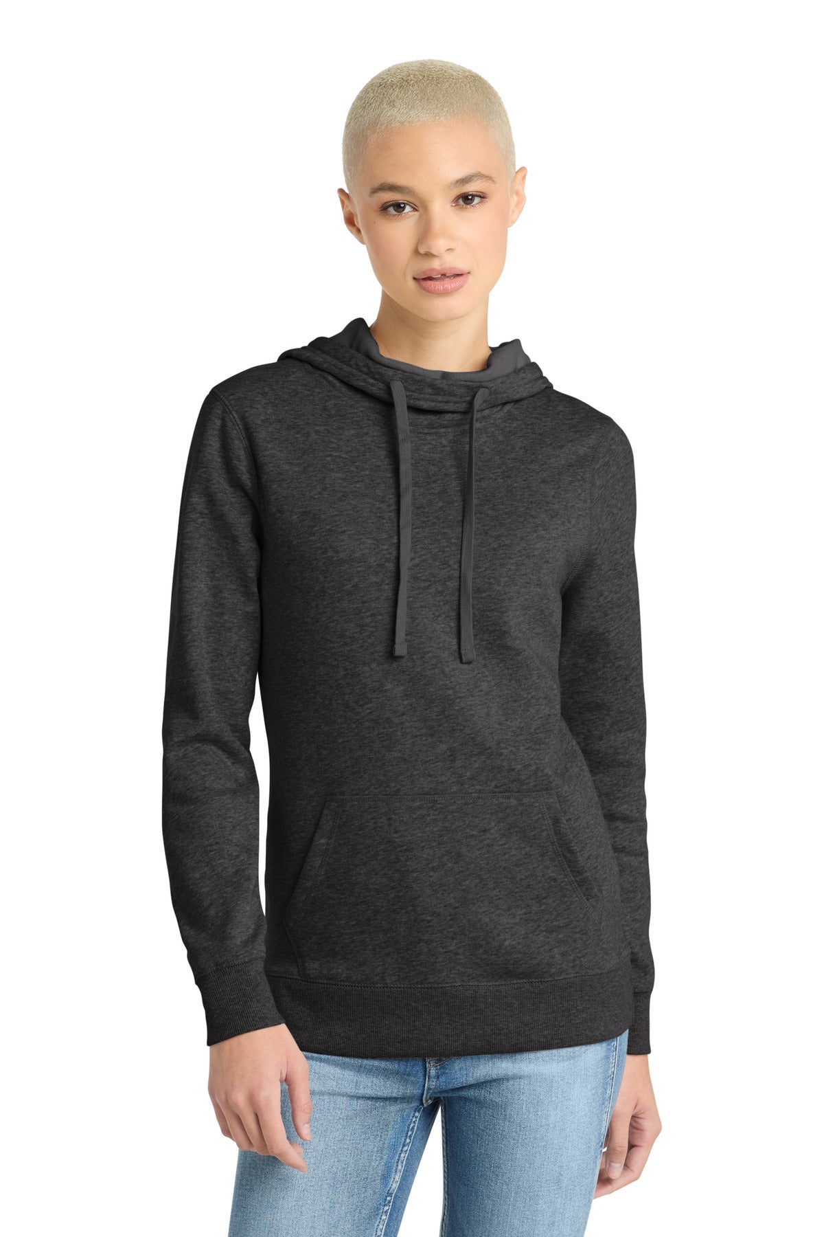 District  Women's Lightweight Fleece Hoodie. DM493
