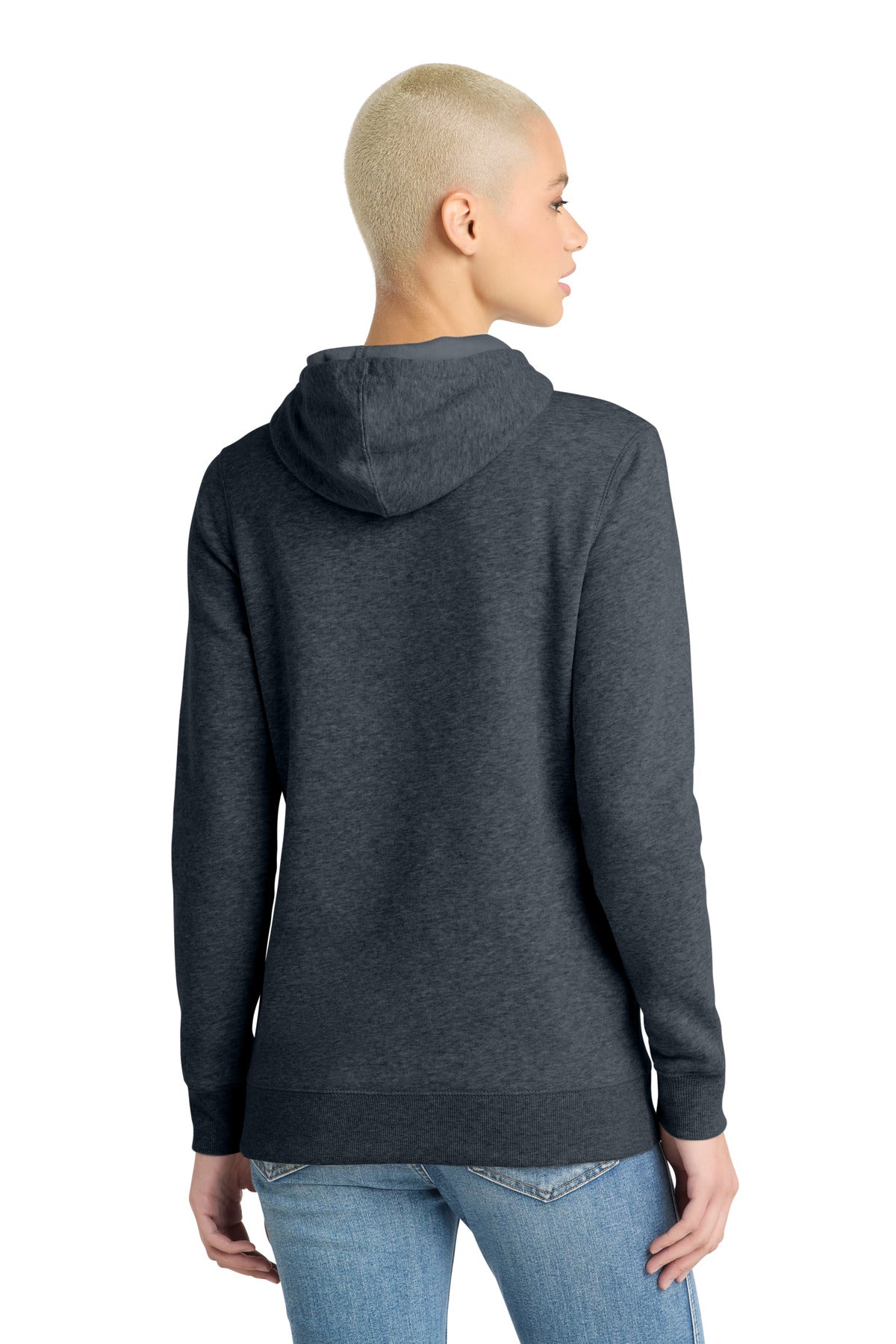 District  Women's Lightweight Fleece Hoodie. DM493