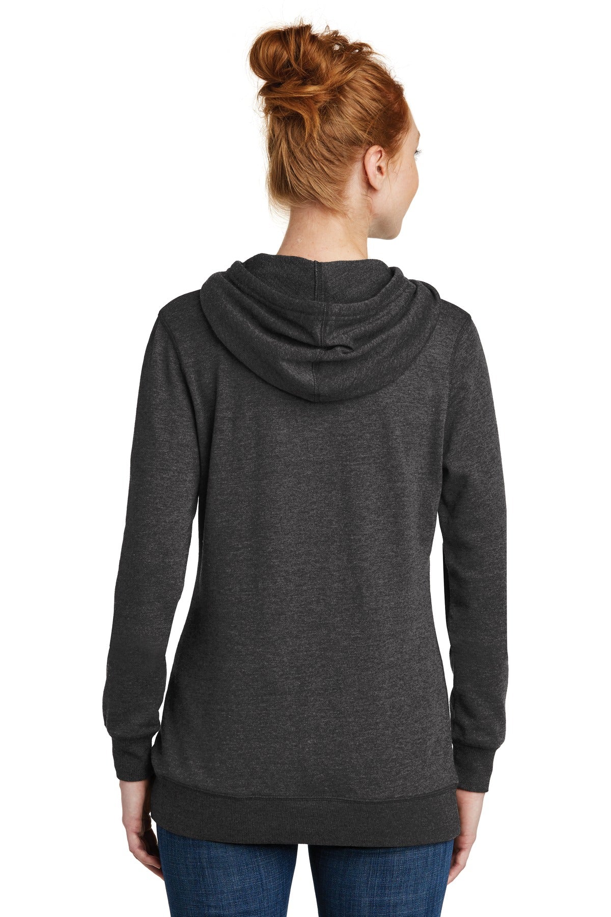 District  Women's Lightweight Fleece Hoodie. DM493