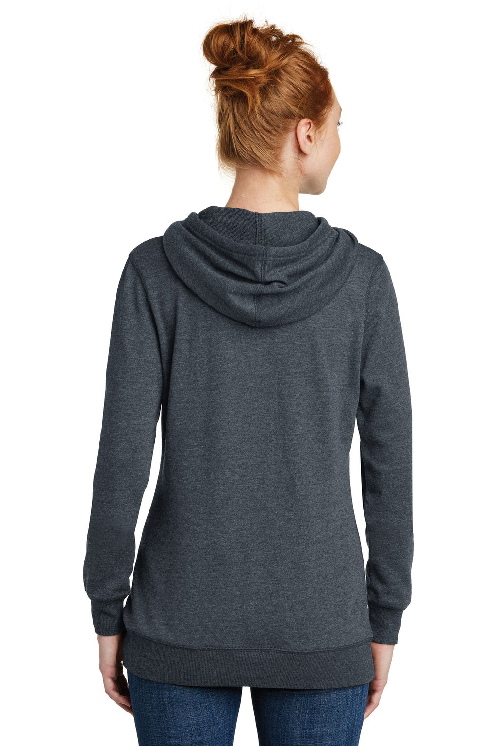District  Women's Lightweight Fleece Hoodie. DM493