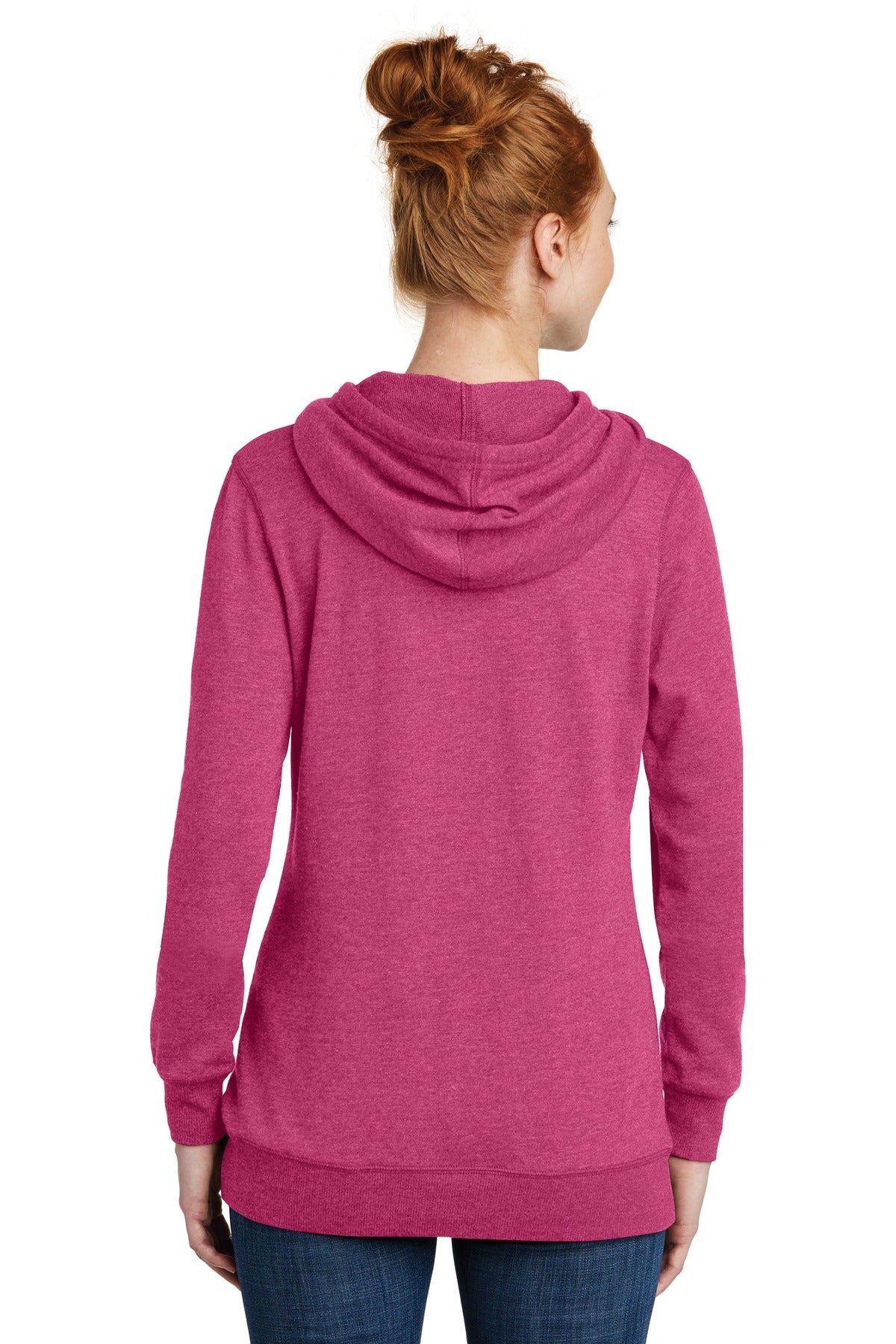 District  Women's Lightweight Fleece Hoodie. DM493