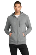 District  Perfect Weight  Fleece Full-Zip Hoodie DT1103