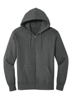 District  Perfect Weight  Fleece Full-Zip Hoodie DT1103