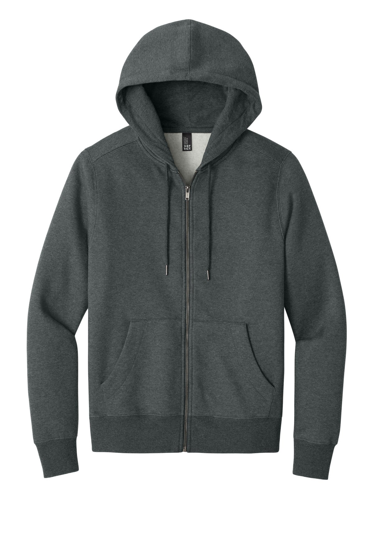 District  Perfect Weight  Fleece Full-Zip Hoodie DT1103