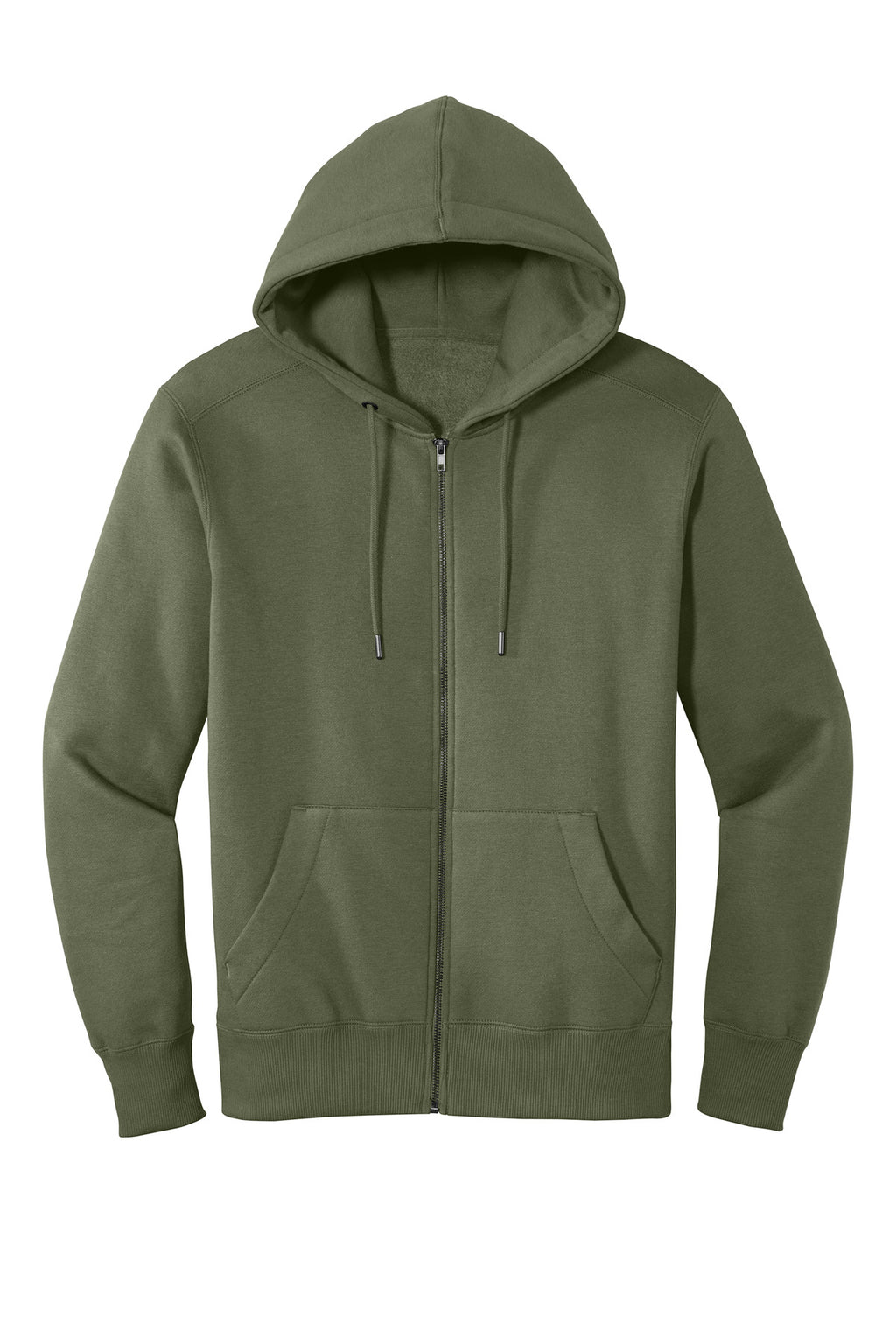 District  Perfect Weight  Fleece Full-Zip Hoodie DT1103