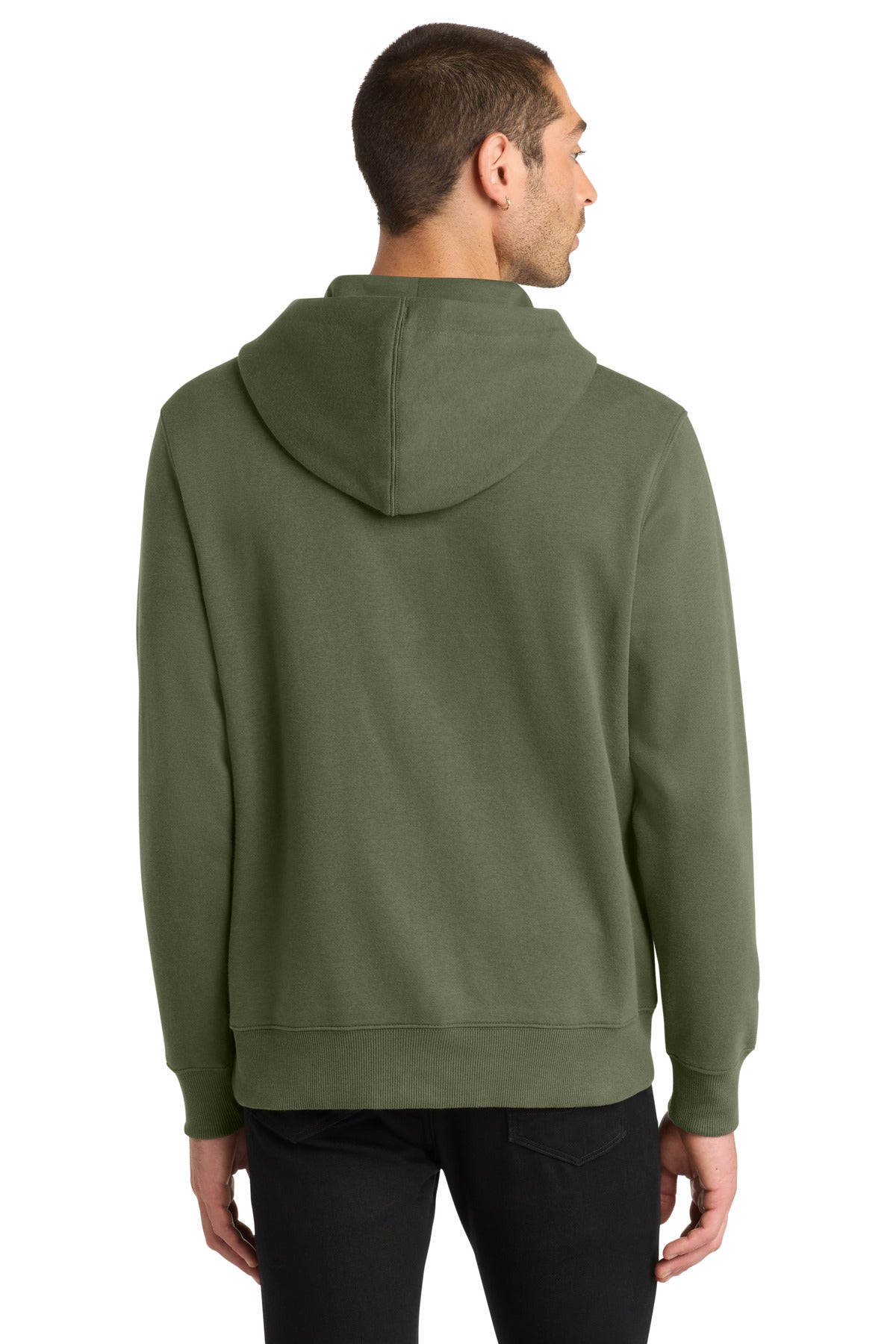 District  Perfect Weight  Fleece Full-Zip Hoodie DT1103