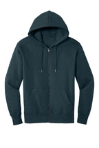 District  Perfect Weight  Fleece Full-Zip Hoodie DT1103