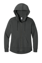 District  Women's Perfect Weight  Fleece Drop Shoulder Full-Zip Hoodie DT1104