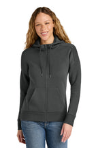 District  Women's Perfect Weight  Fleece Drop Shoulder Full-Zip Hoodie DT1104