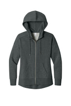 District  Women's Perfect Weight  Fleece Drop Shoulder Full-Zip Hoodie DT1104