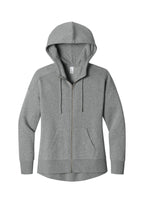 District  Women's Perfect Weight  Fleece Drop Shoulder Full-Zip Hoodie DT1104