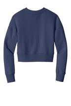 District  Women's Perfect Weight  Fleece Cropped Crew DT1105