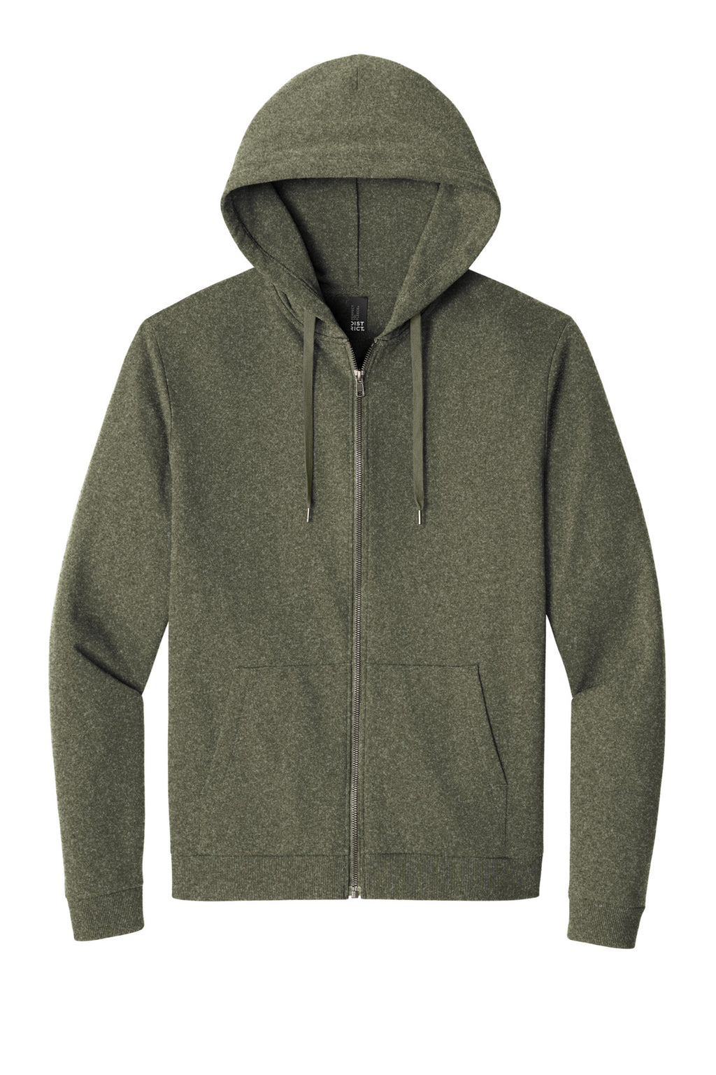 District Perfect Tri Fleece Full-Zip Hoodie DT1302