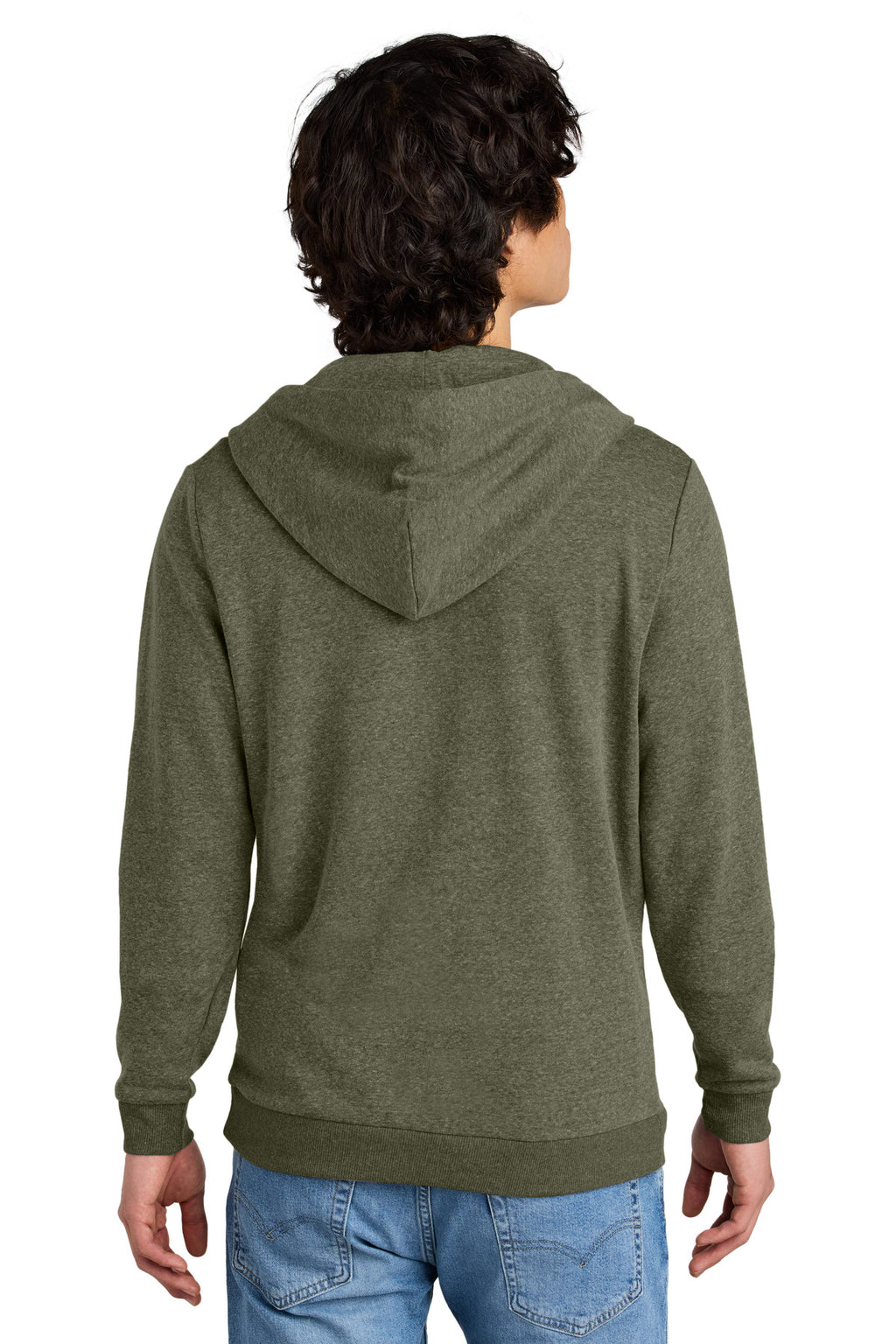 District Perfect Tri Fleece Full-Zip Hoodie DT1302