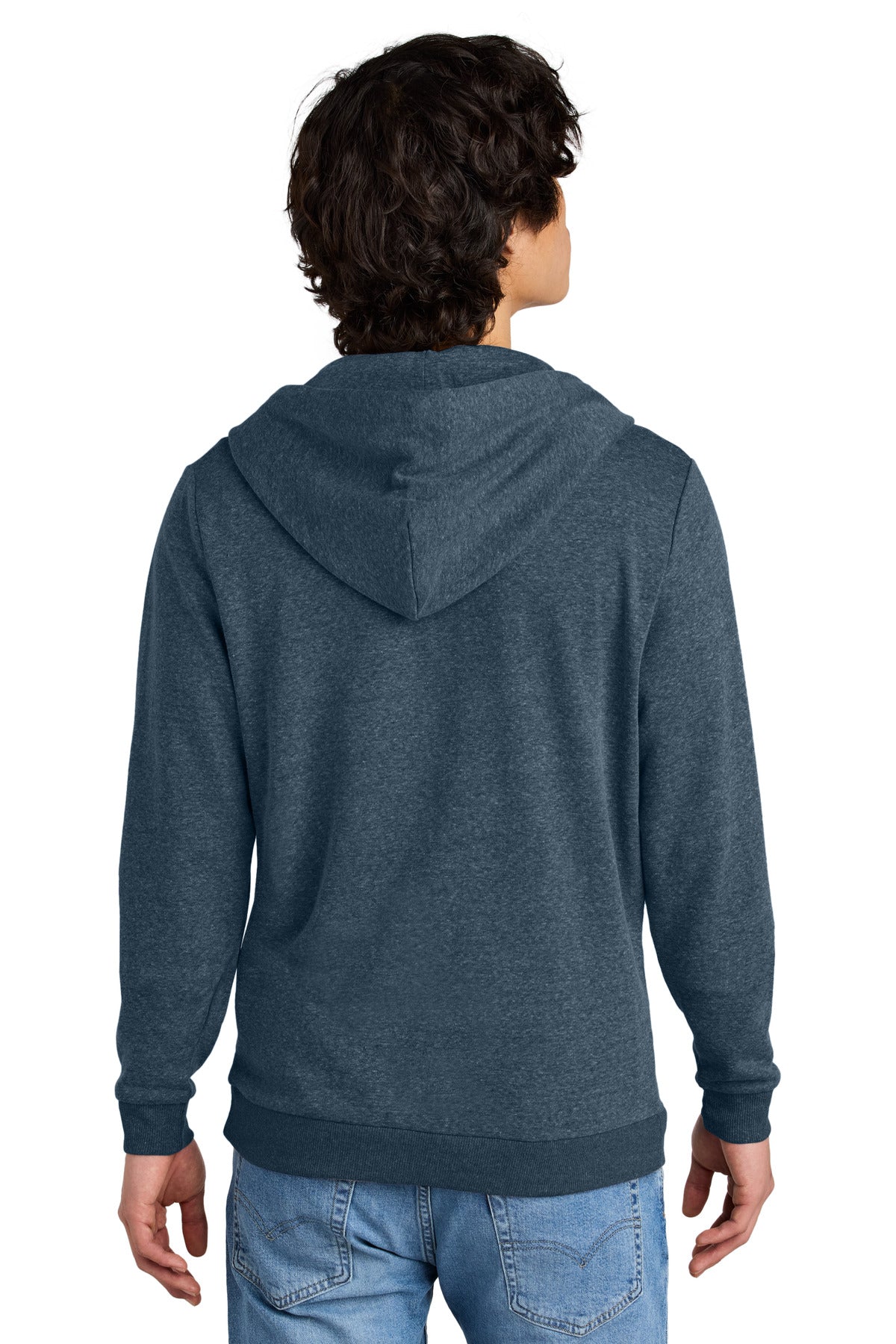 District Perfect Tri Fleece Full-Zip Hoodie DT1302