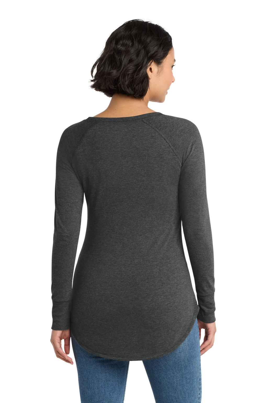 District  Women's Perfect Tri  Long Sleeve Tunic Tee. DT132L