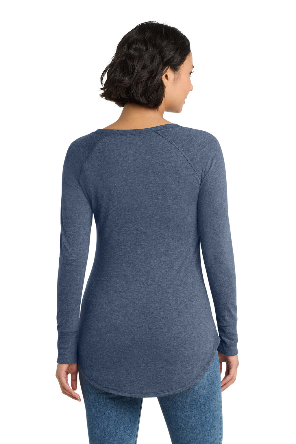 District  Women's Perfect Tri  Long Sleeve Tunic Tee. DT132L