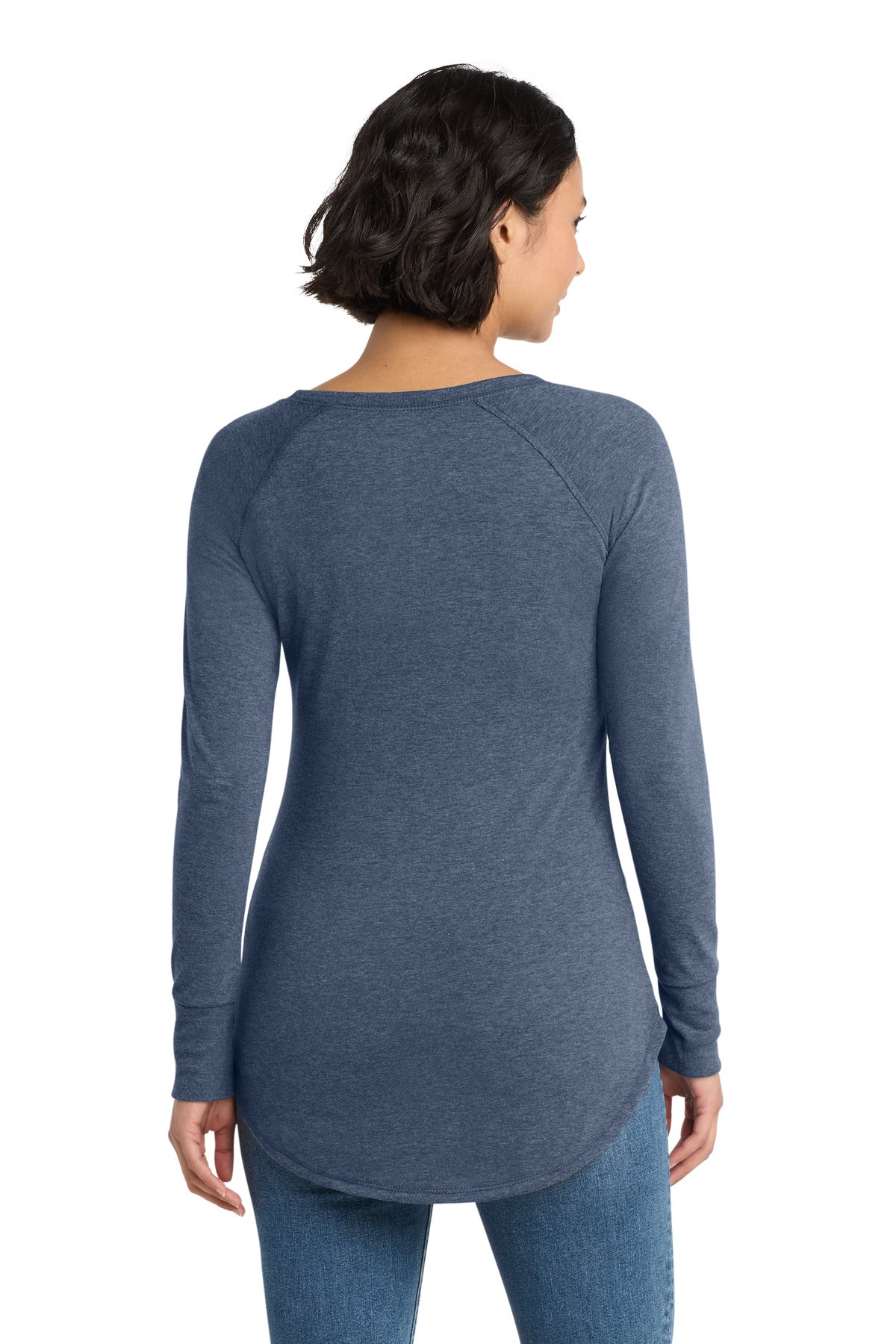 District  Women's Perfect Tri  Long Sleeve Tunic Tee. DT132L
