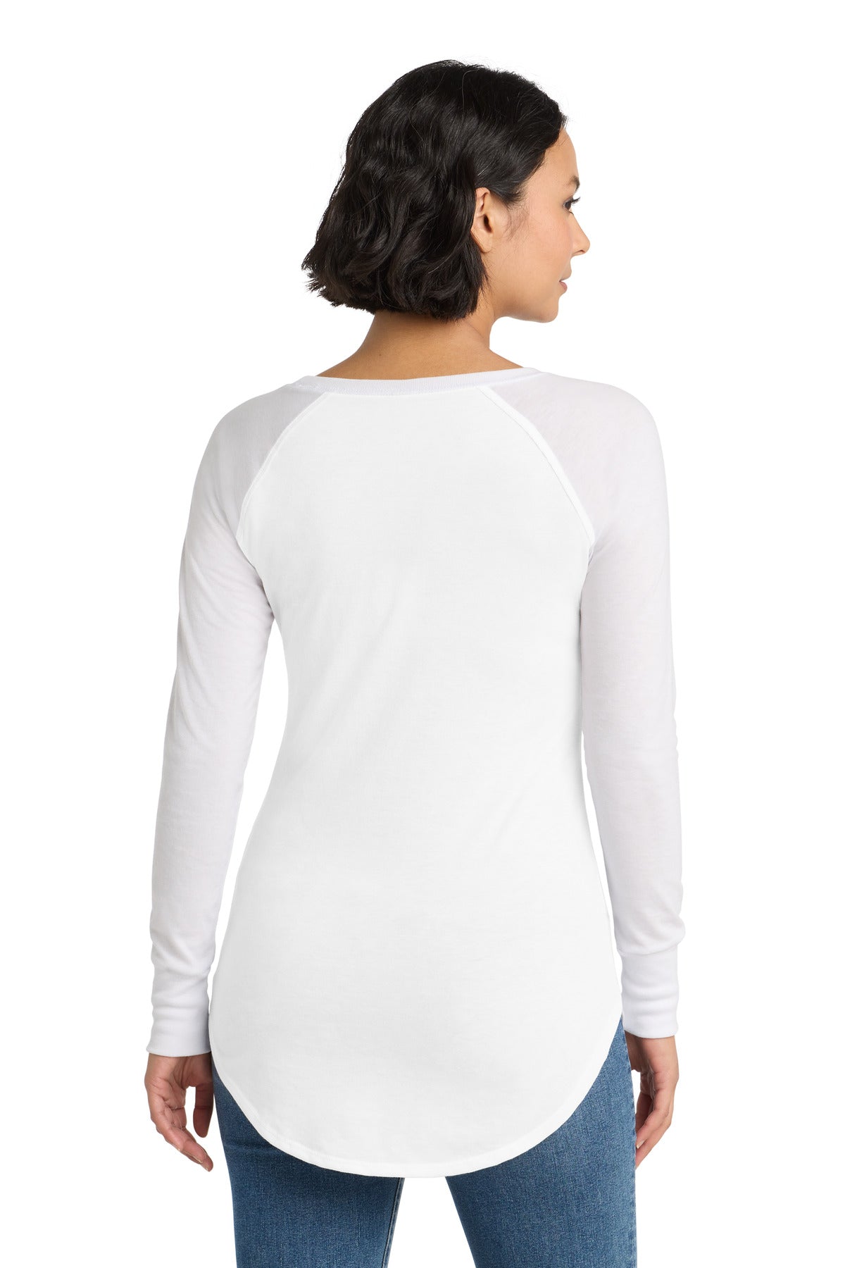 District  Women's Perfect Tri  Long Sleeve Tunic Tee. DT132L