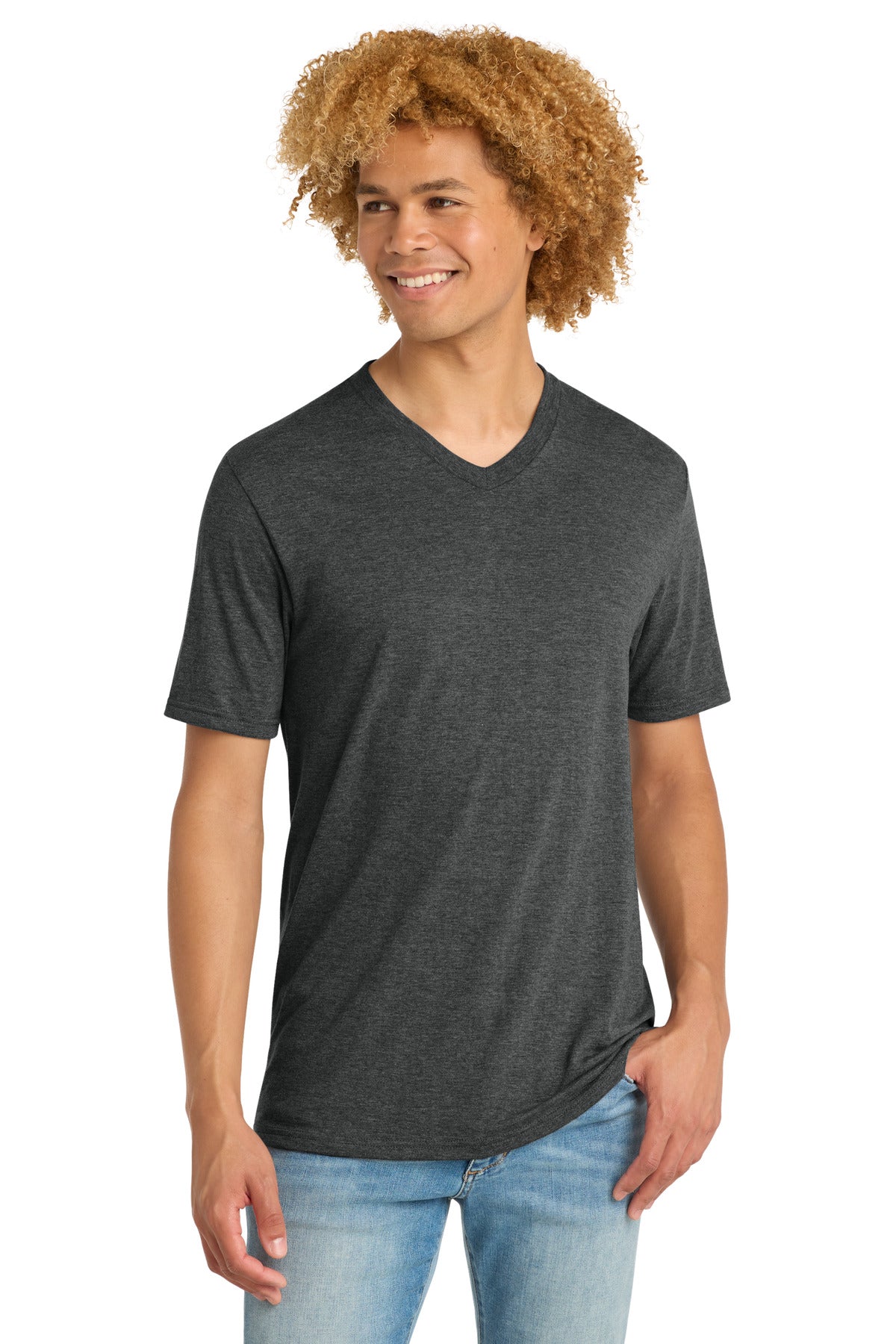 District   Perfect Tri V-Neck Tee. DT1350