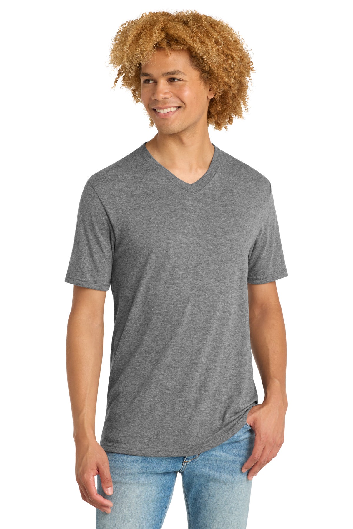 District   Perfect Tri V-Neck Tee. DT1350