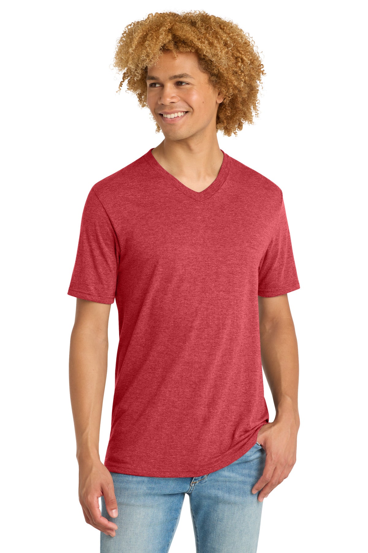 District   Perfect Tri V-Neck Tee. DT1350