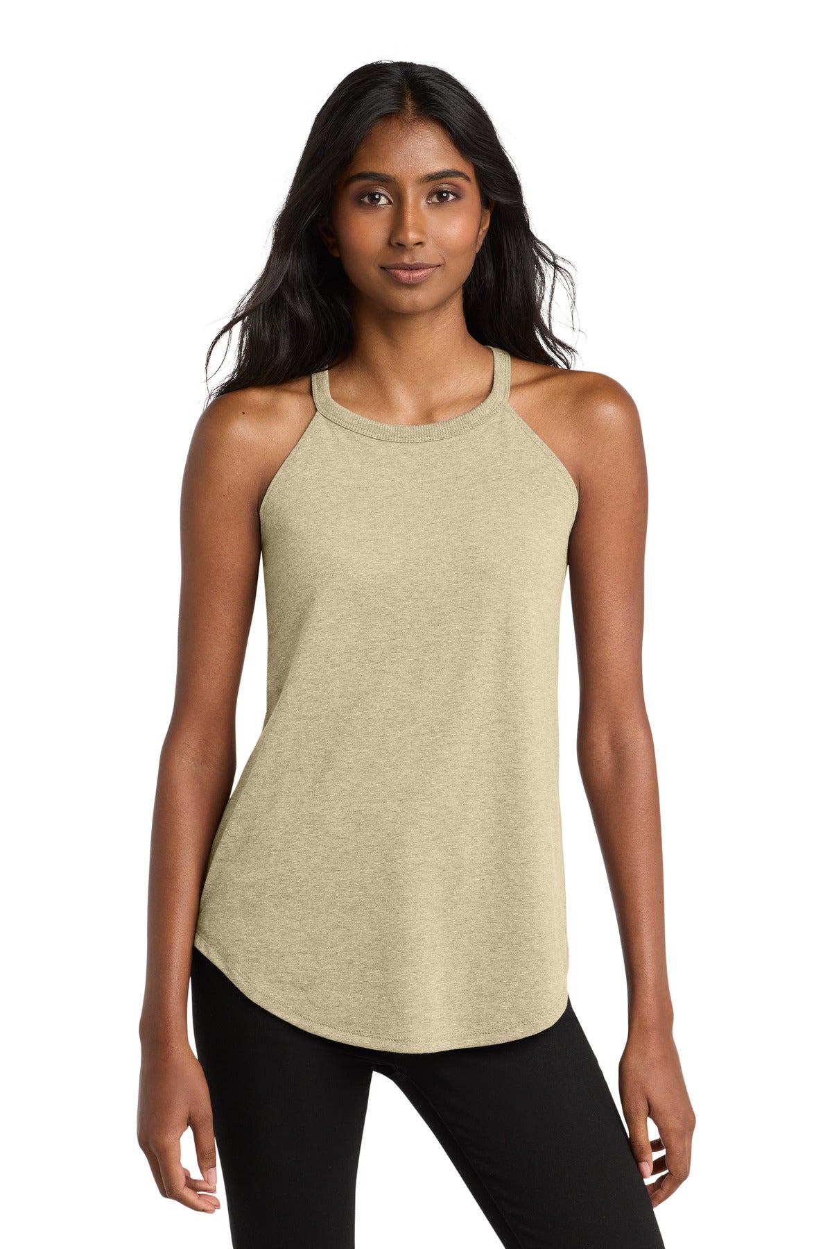 District   Women's Perfect Tri  Rocker Tank. DT137L